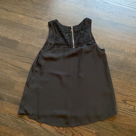 Papermoon Stitch Fix Black Tank Blouse XSP EUC - Picture 6 of 7